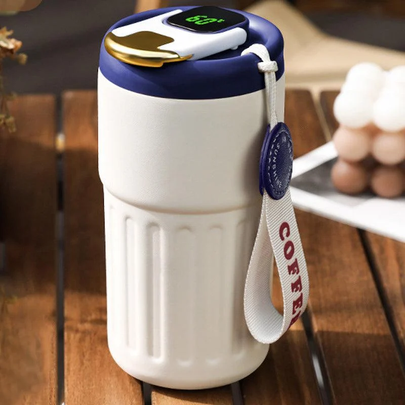 Coffee Thermos With Temperature Display -  - #tag1#