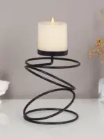 Coil Metal Candle Holders