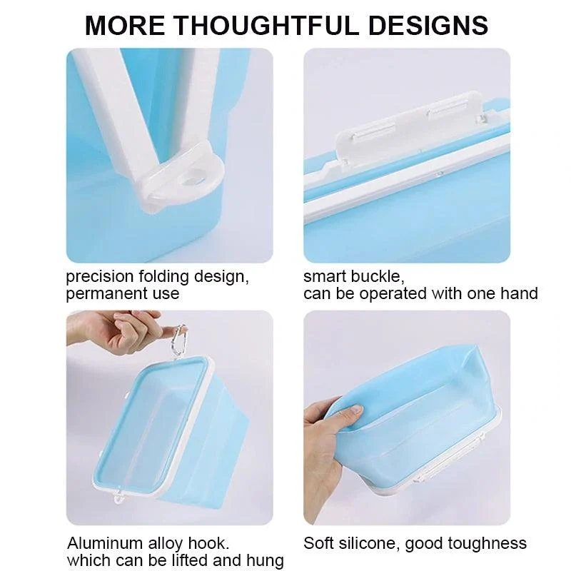 Collapsible Silicone Food Storage Box -  - #tag1#