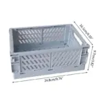 Collapsible Storage Organiser Crate Boxes tag1