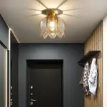 Colonial_Brass_Flower_Ceiling_Lamp_with_Crystal_Clear_Shades_-_-_tag1_-4184245 Colonial Brass Flower Ceiling Lamp with Crystal Clear Shades tag1