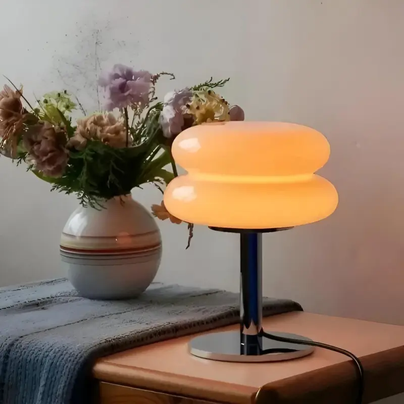 ColorLux Lamp Elegant Glass Table Lamp for a Lively Room Atmosphere tag1