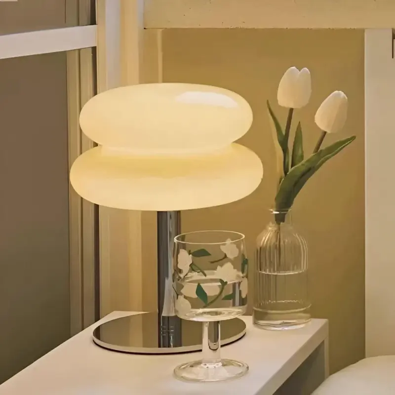 ColorLux Lamp Elegant Glass Table Lamp for a Lively Room Atmosphere tag1