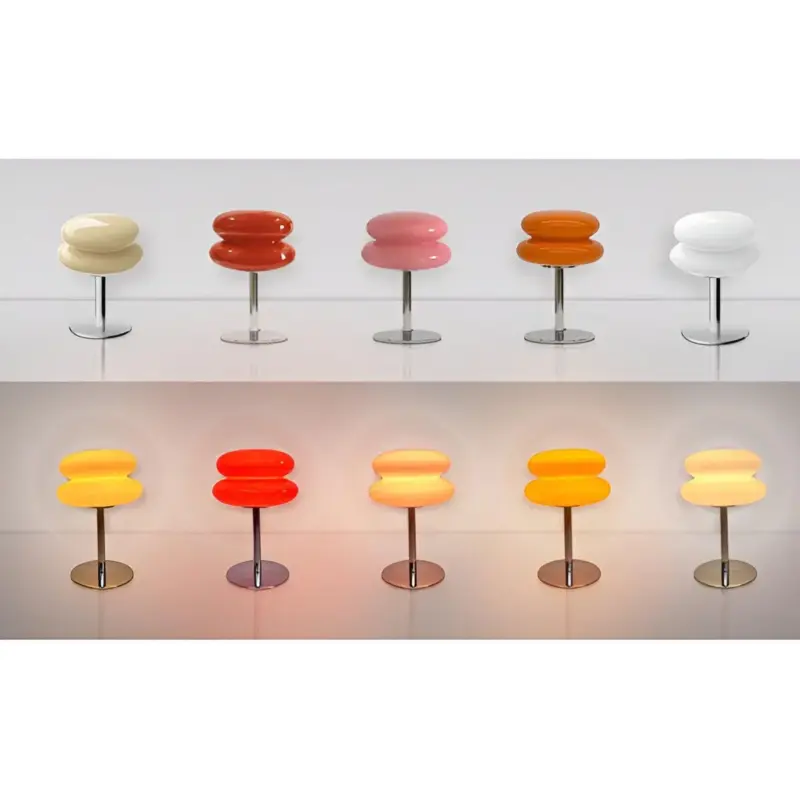 ColorLux Lamp Elegant Glass Table Lamp for a Lively Room Atmosphere tag1