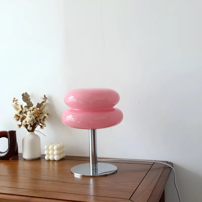 ColorLux Lamp Elegant Glass Table Lamp for a Lively Room Atmosphere tag1