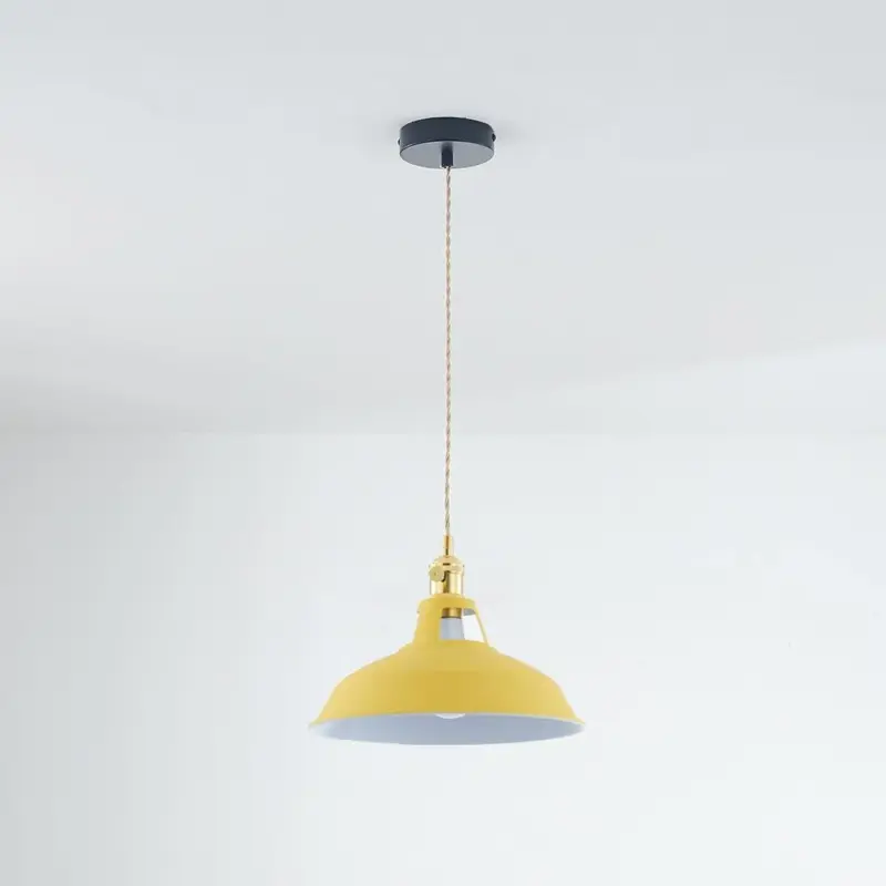 ColorVibe Stylish LED Metal Pendant Lamp for Colorful Bedrooms tag1