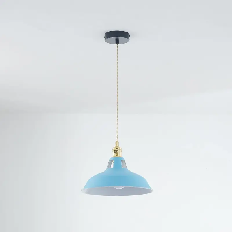 ColorVibe Stylish LED Metal Pendant Lamp for Colorful Bedrooms tag1