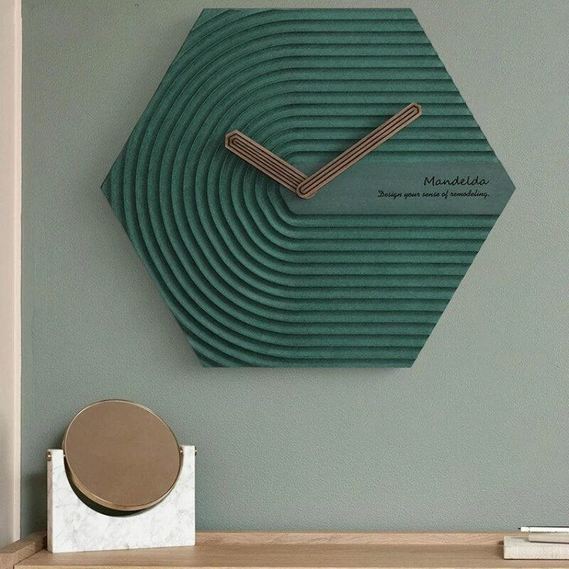 ColorWave - Vibrant dance of colors wall clock -  - #tag1#