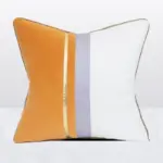 Color Block Velvet Pillow Cover tag1