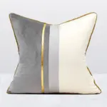 Color Block Velvet Pillow Cover tag1