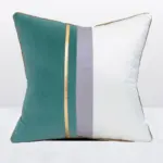 Color Block Velvet Pillow Cover tag1