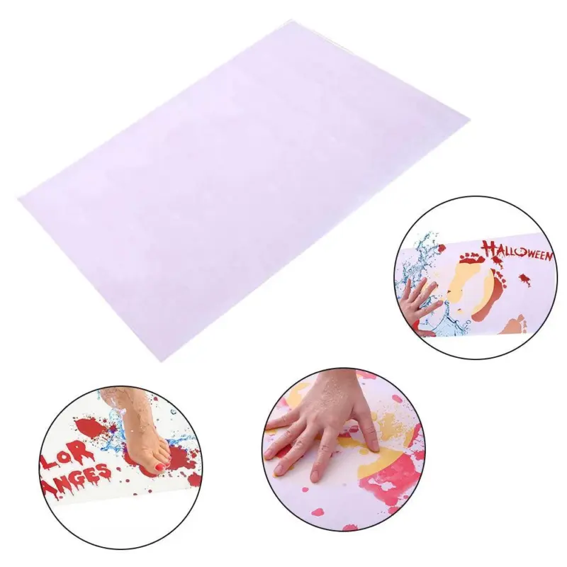 Color Changing Halloween Blood Novelty Bathroom Mat tag1