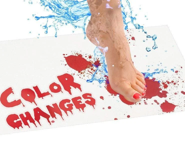 Color Changing Halloween Blood Novelty Bathroom Mat -  - #tag1#