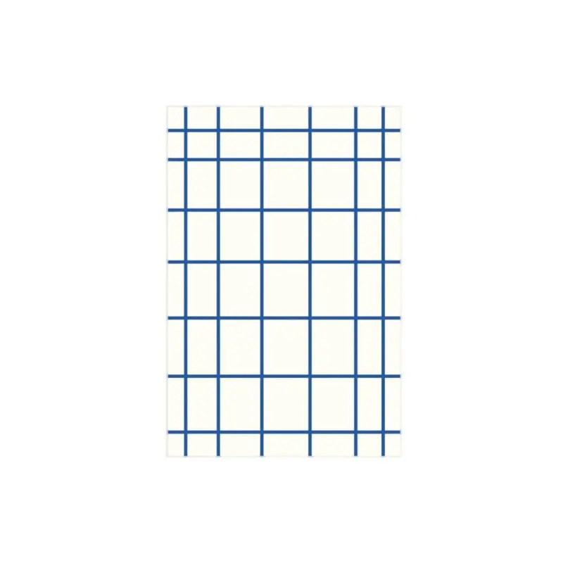 Color Irregular Plaid Pattern Area Carpet Rug