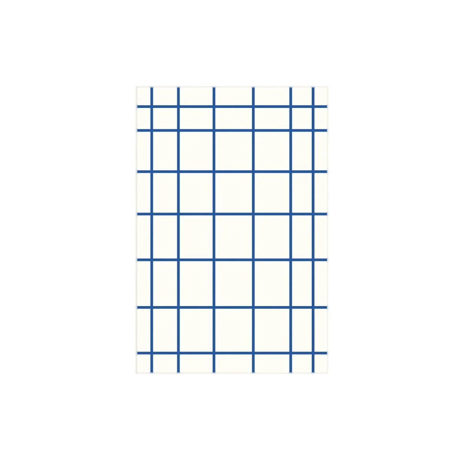 Color Irregular Plaid Pattern Area Carpet Rug -