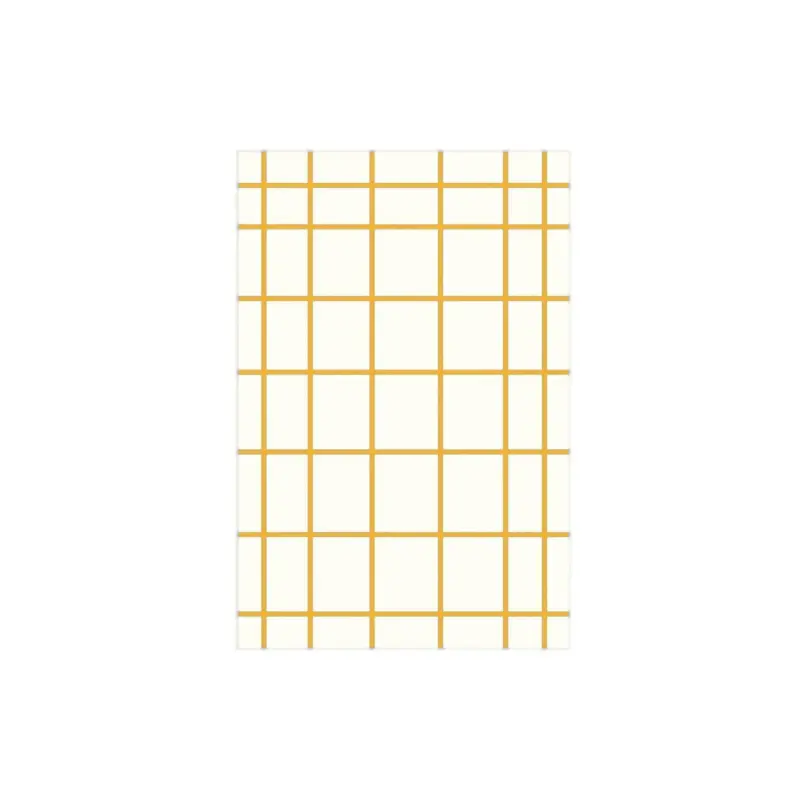 Color Irregular Plaid Pattern Area Carpet Rug