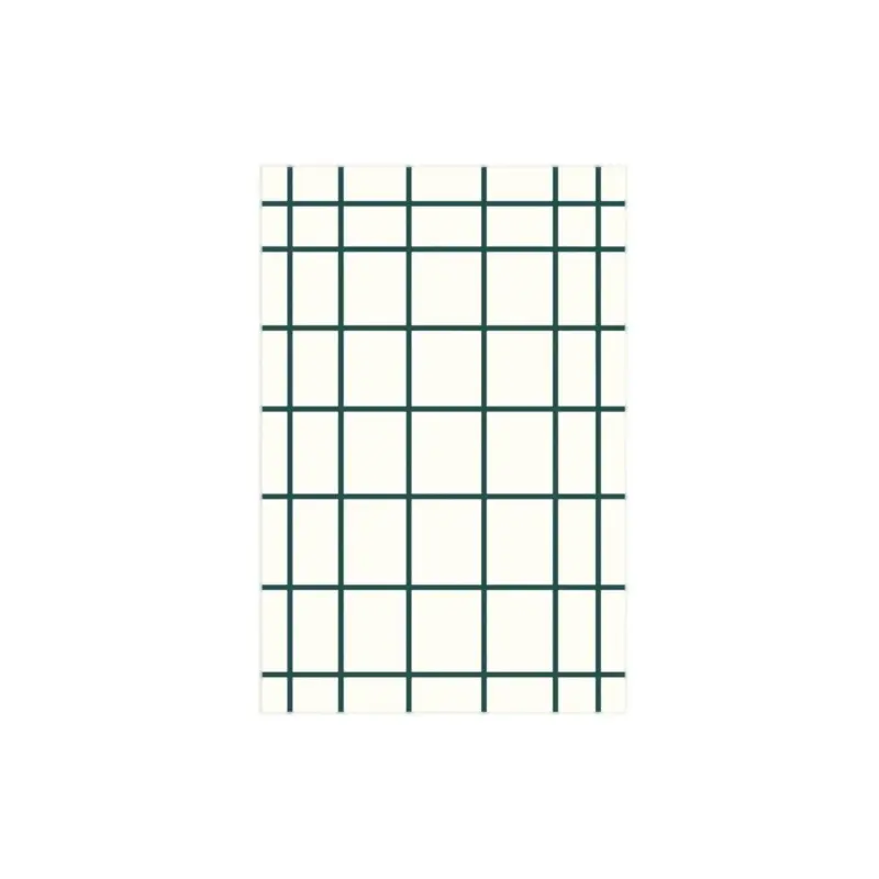 Color Irregular Plaid Pattern Area Carpet Rug