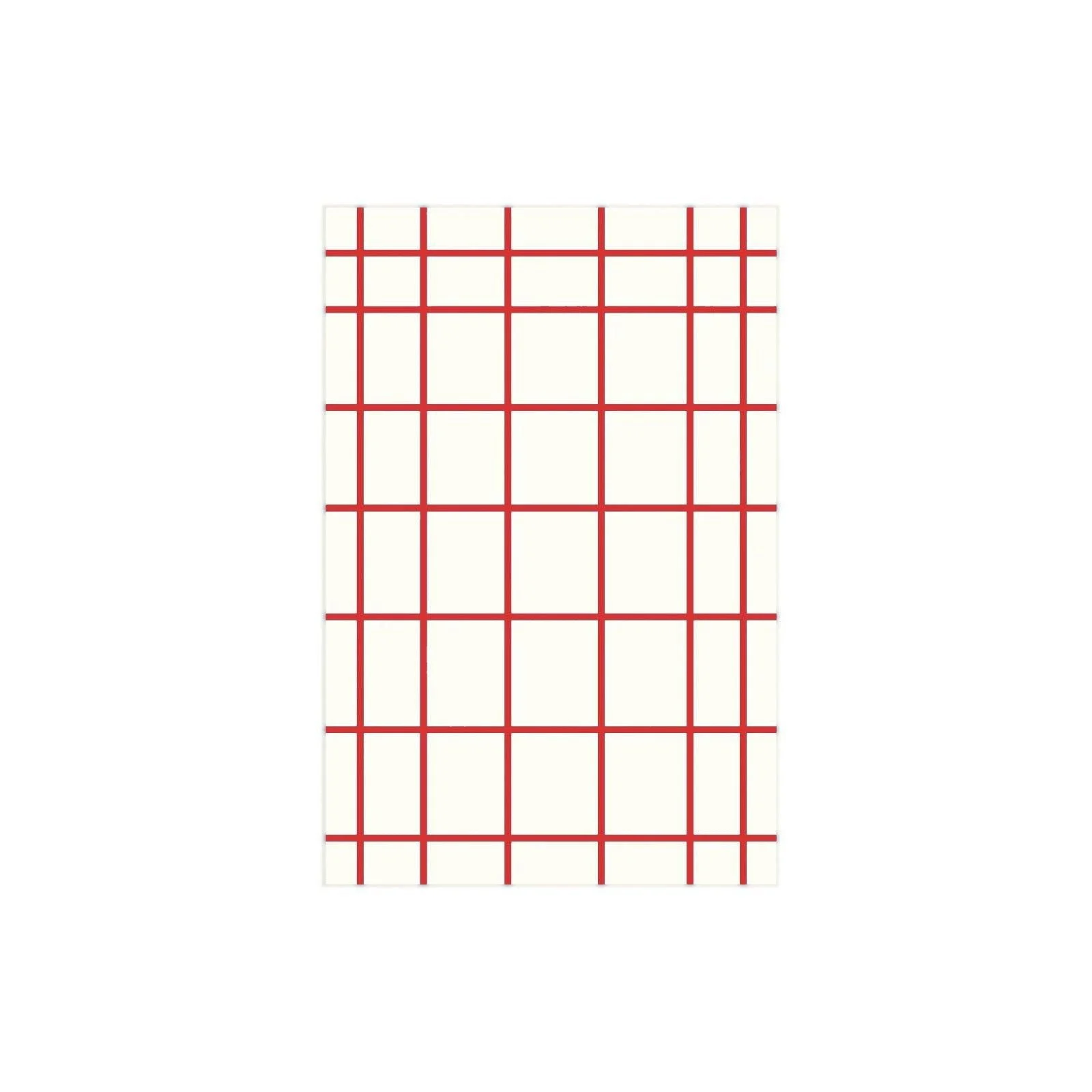 Color Irregular Plaid Pattern Area Carpet Rug -