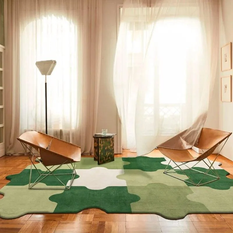 Color Puzzle Design Rug -