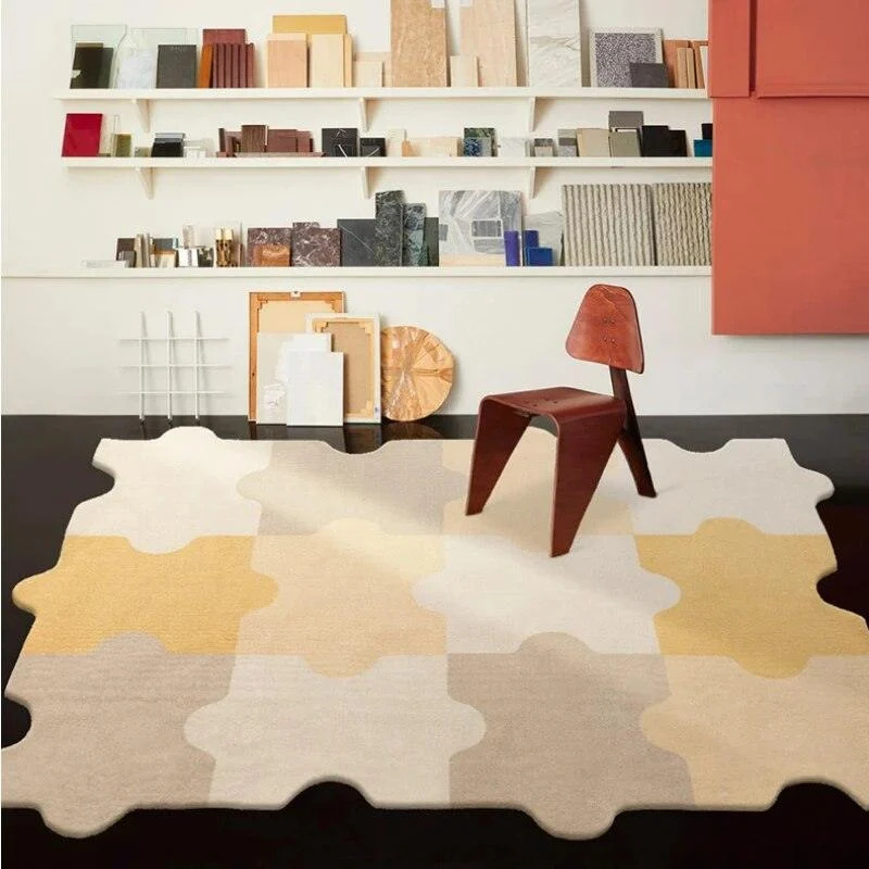 Color Puzzle Design Rug -