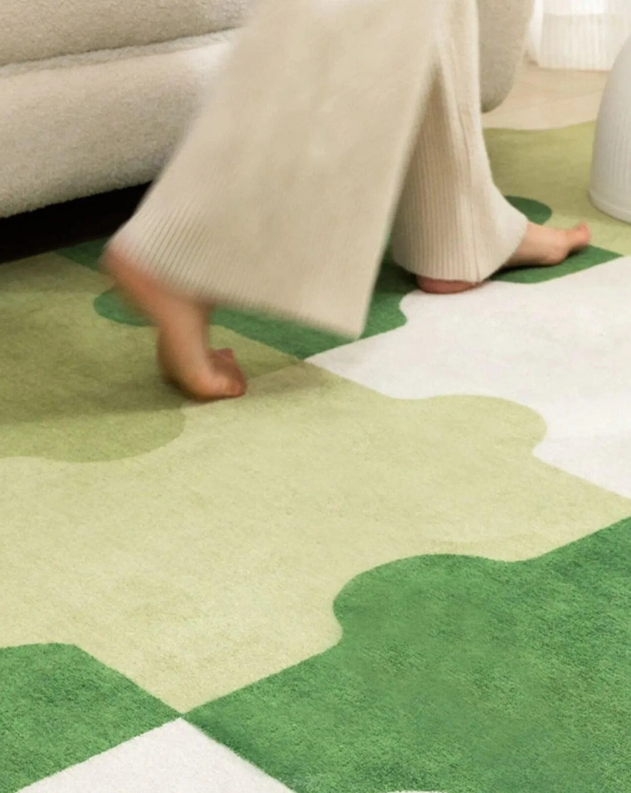 Color Puzzle Design Rug -