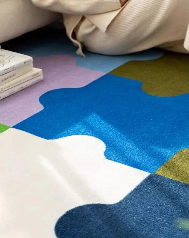 Color Puzzle Design Rug -