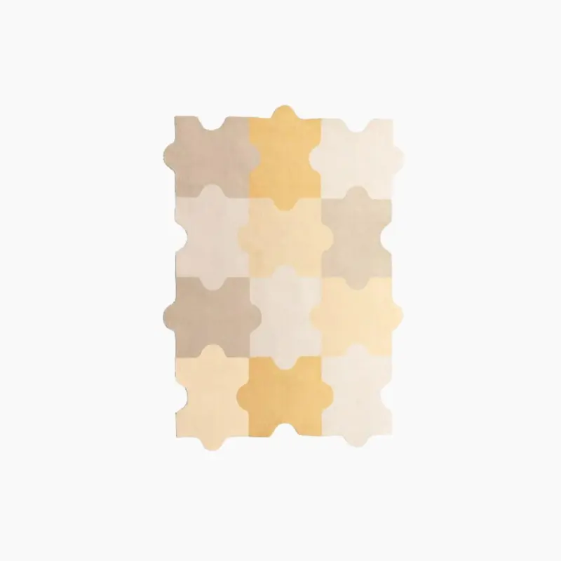 Color Puzzle Design Rug