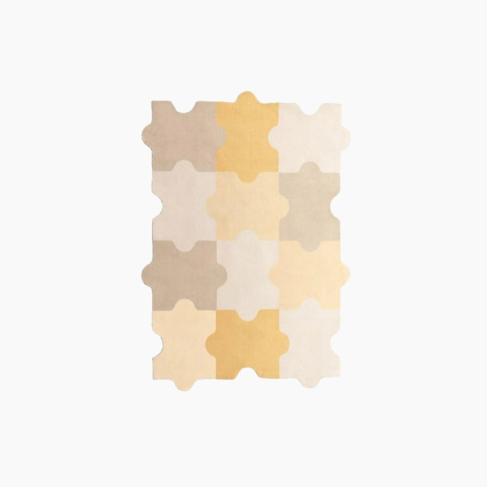 Color Puzzle Design Rug -