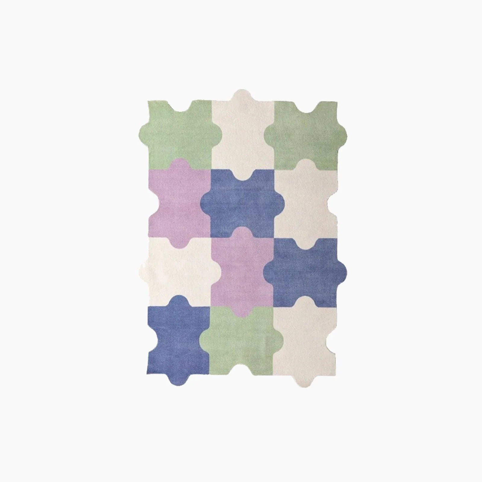 Color Puzzle Design Rug -