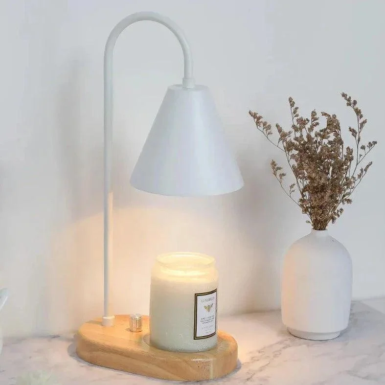 Color Sleek Bar with Wood Base Candle Warmer -