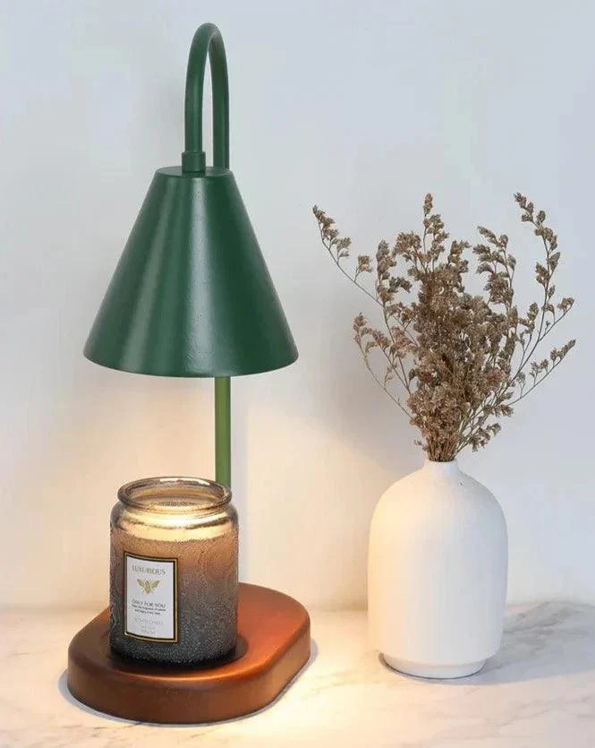 Color Sleek Bar with Wood Base Candle Warmer -