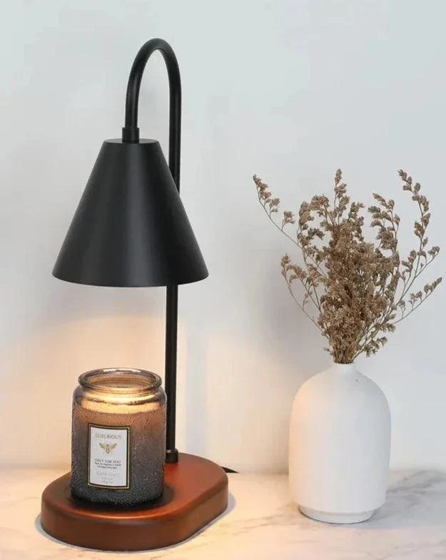 Color Sleek Bar with Wood Base Candle Warmer -