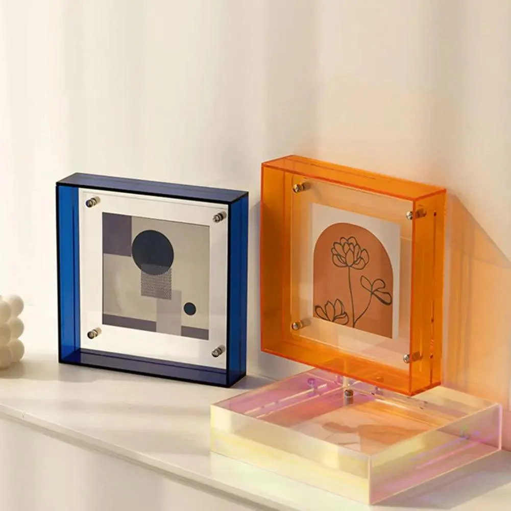 Colored Acrylic Photo Frame -