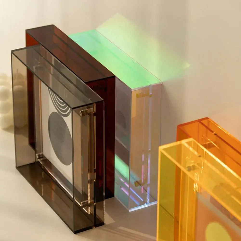 Colored Acrylic Photo Frame -