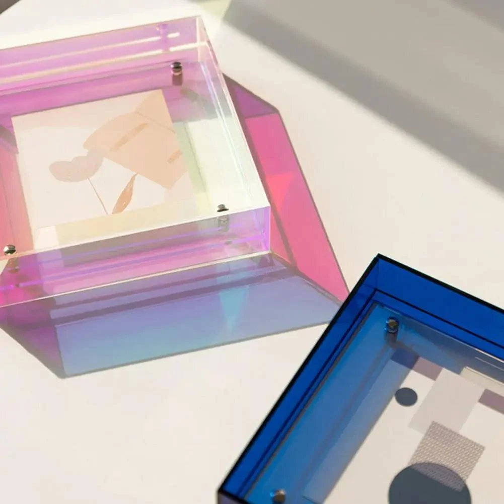 Colored Acrylic Photo Frame -