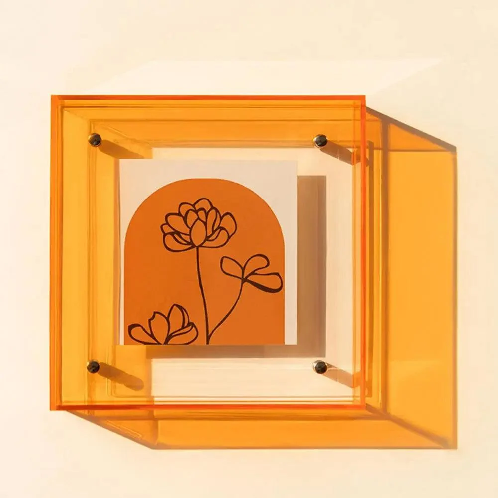 Colored Acrylic Photo Frame -
