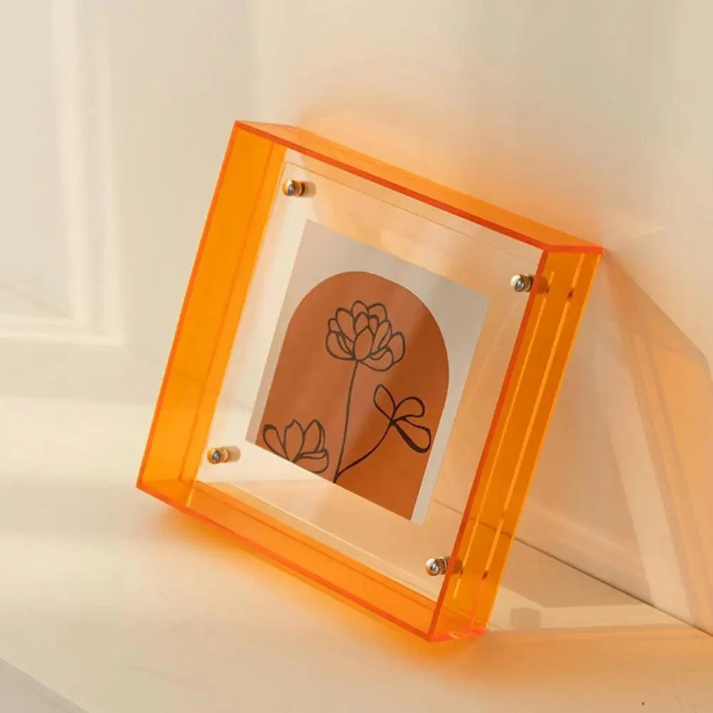 Colored Acrylic Photo Frame -