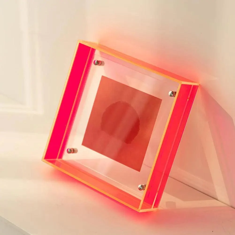 Colored Acrylic Photo Frame -