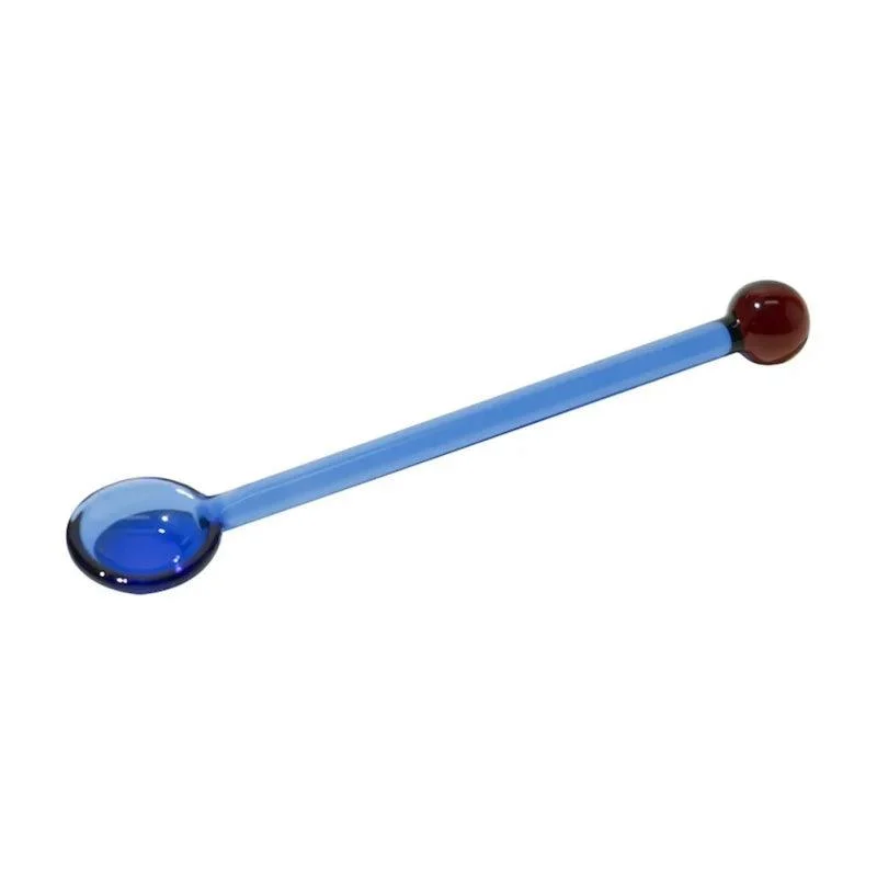 Colored Glass Mixing Spoon -