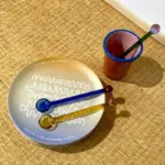Colored Glass Mixing Spoon