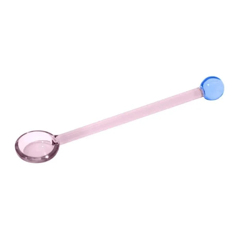 Colored Glass Mixing Spoon -