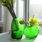 Colored Glass Vase