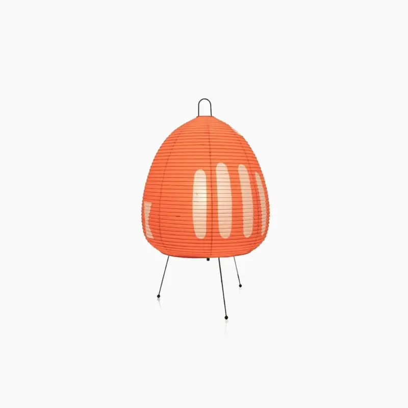 Colored Japanese Wabi Sabi Style Rice Paper Lantern Lamp