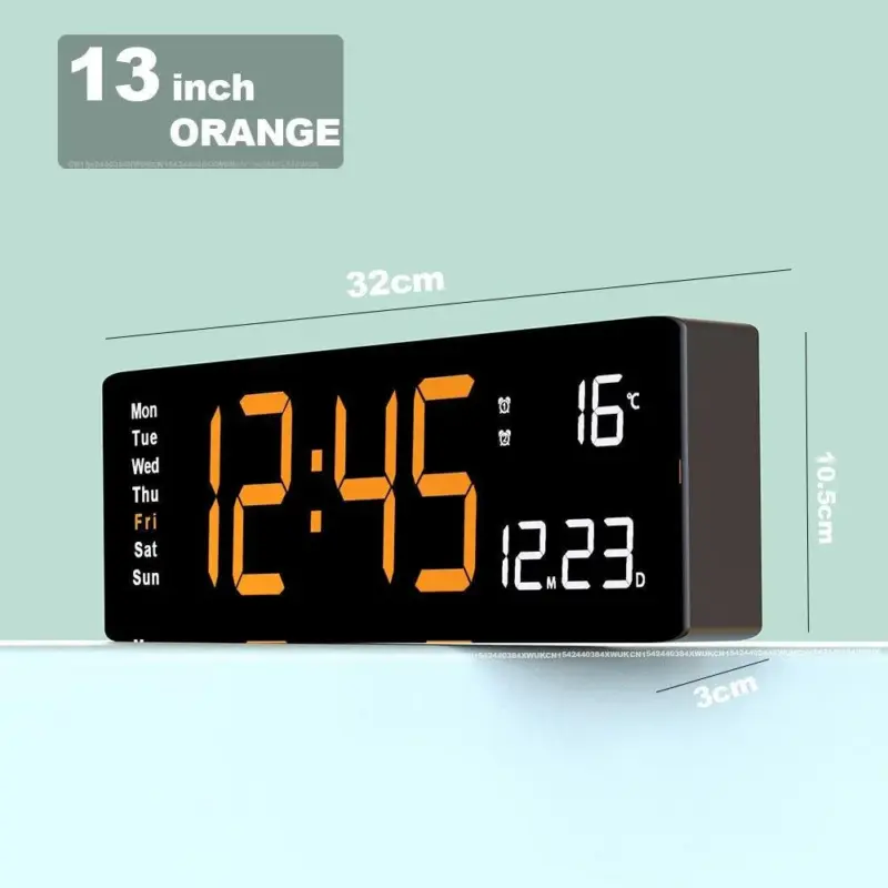 Colorful Acrylic Digital Clock Bring color to your interior tag1