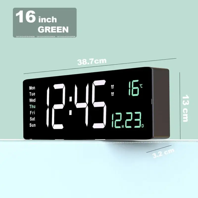 Colorful Acrylic Digital Clock Bring color to your interior tag1