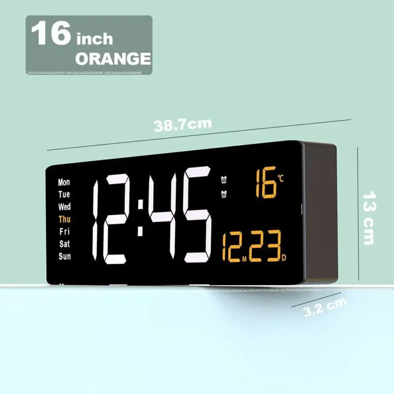 Colorful Acrylic Digital Clock Bring color to your interior tag1