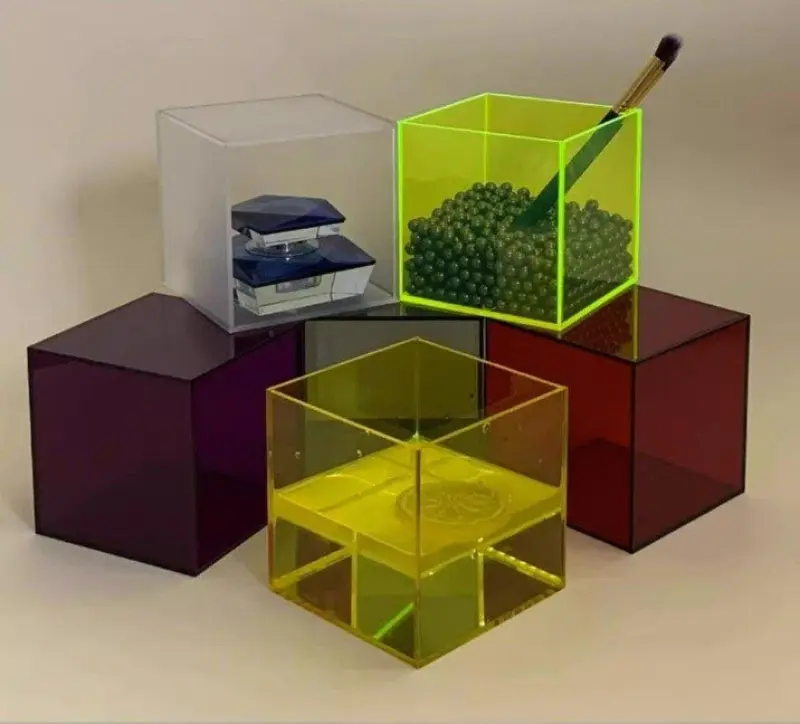 Colorful Acrylic Display Storage Box tag1