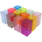 Colorful Acrylic Display Storage Box tag1