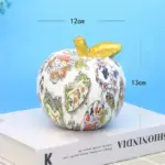 Colorful Apple Ornament tag1