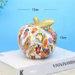 Colorful Apple Ornament tag1